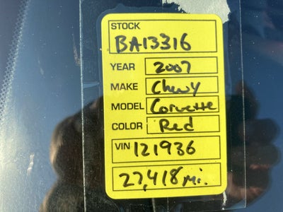 2007 Chevrolet Corvette Z06 Z06