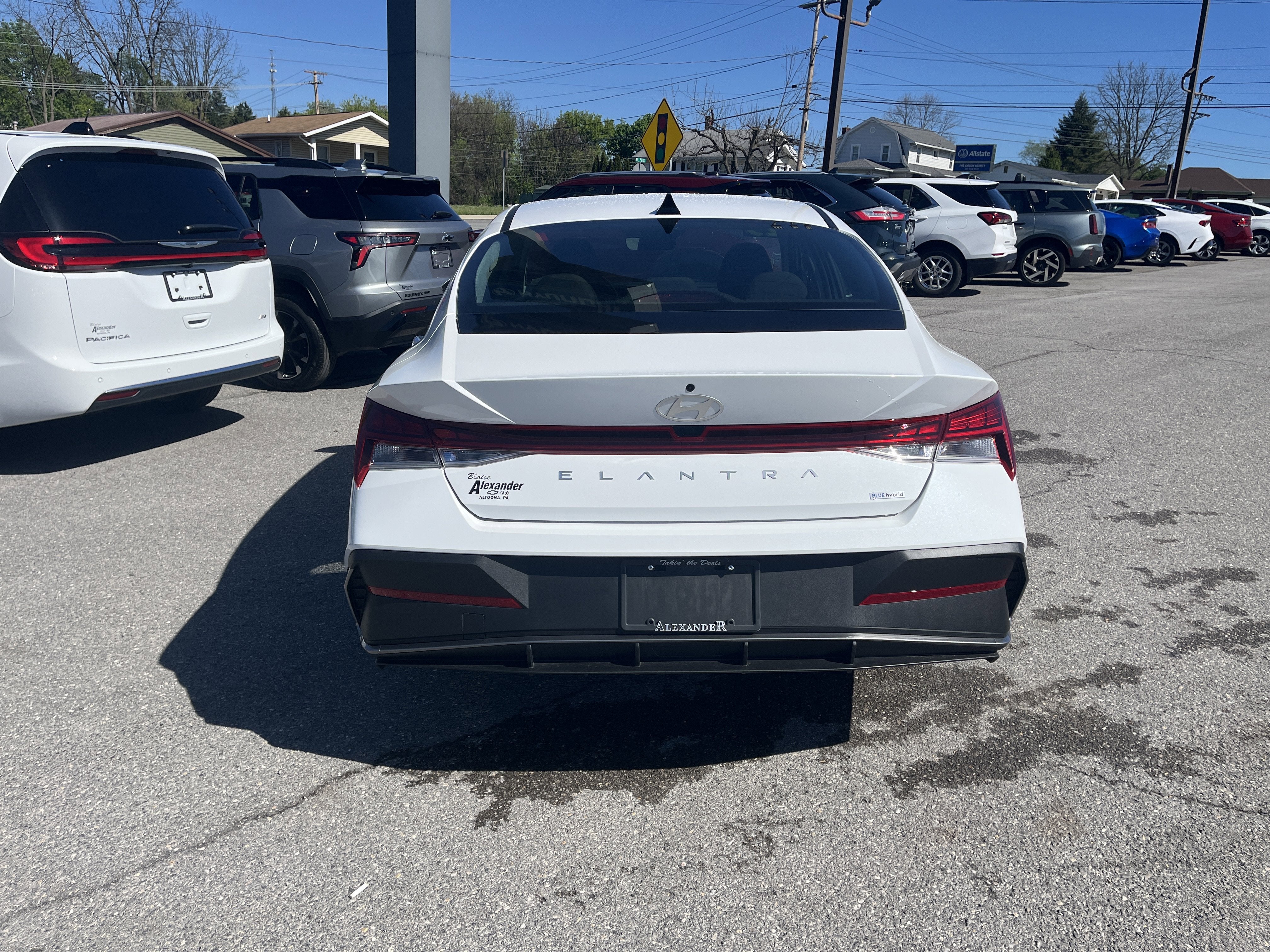 2025 Hyundai Elantra Hybrid Blue