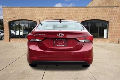 2016 Hyundai ELANTRA 4dr Sdn Auto SE