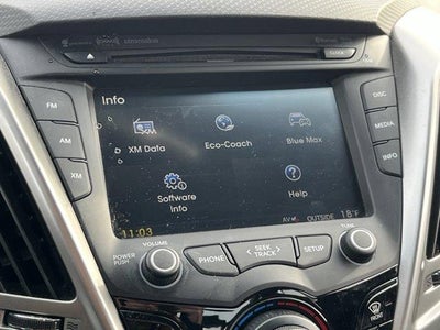 2015 Hyundai VELOSTER 3dr Cpe Auto RE:FLEX w/Black Int