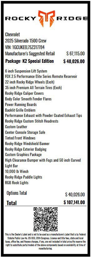 2025 Chevrolet Silverado 1500 RST