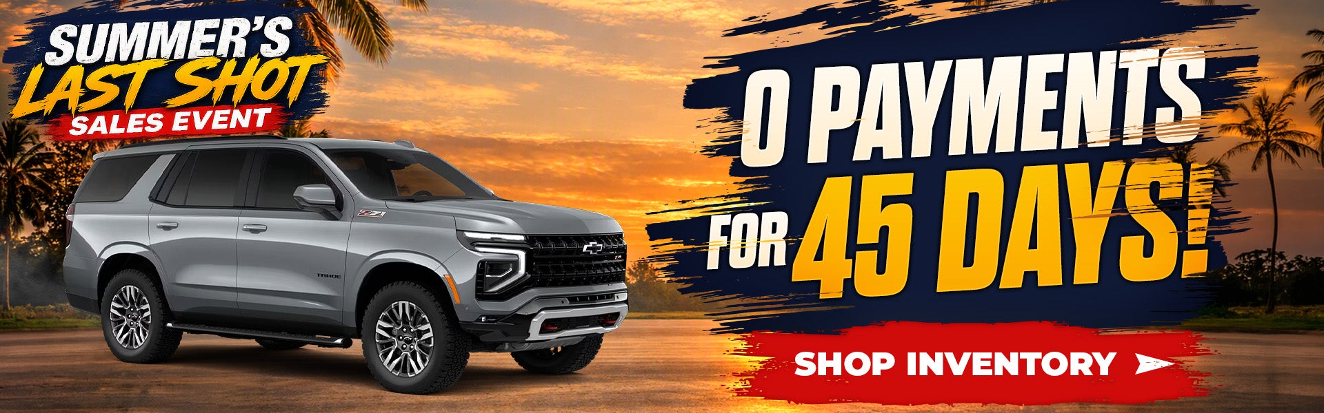 No Payments for 45 Days!