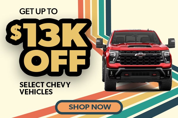 Select Chevy Vehicles