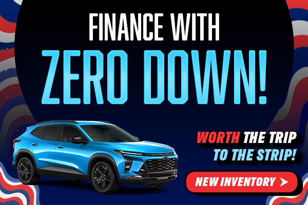 Finance with Zero Down!